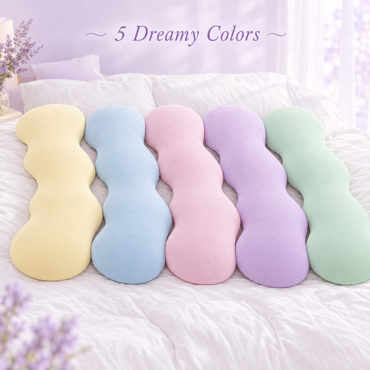 CloudWave body pillow in five colors